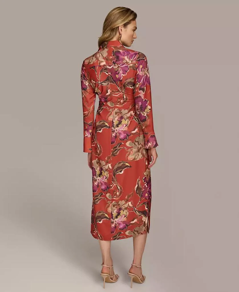 Donna Karan Petite Button-Front Midi Dress 5