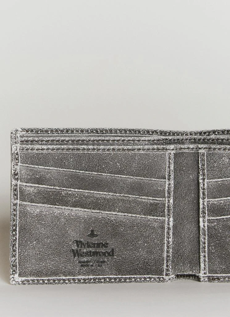 Vivienne Westwood Distressed Bi-Fold Leather Wallet 6