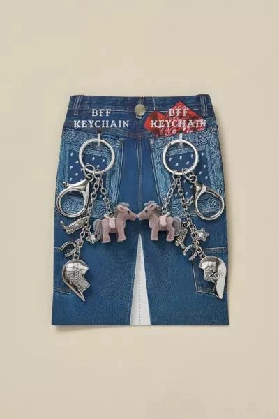 Urban Outfitters Horse Charm BFF Keychain Set 2