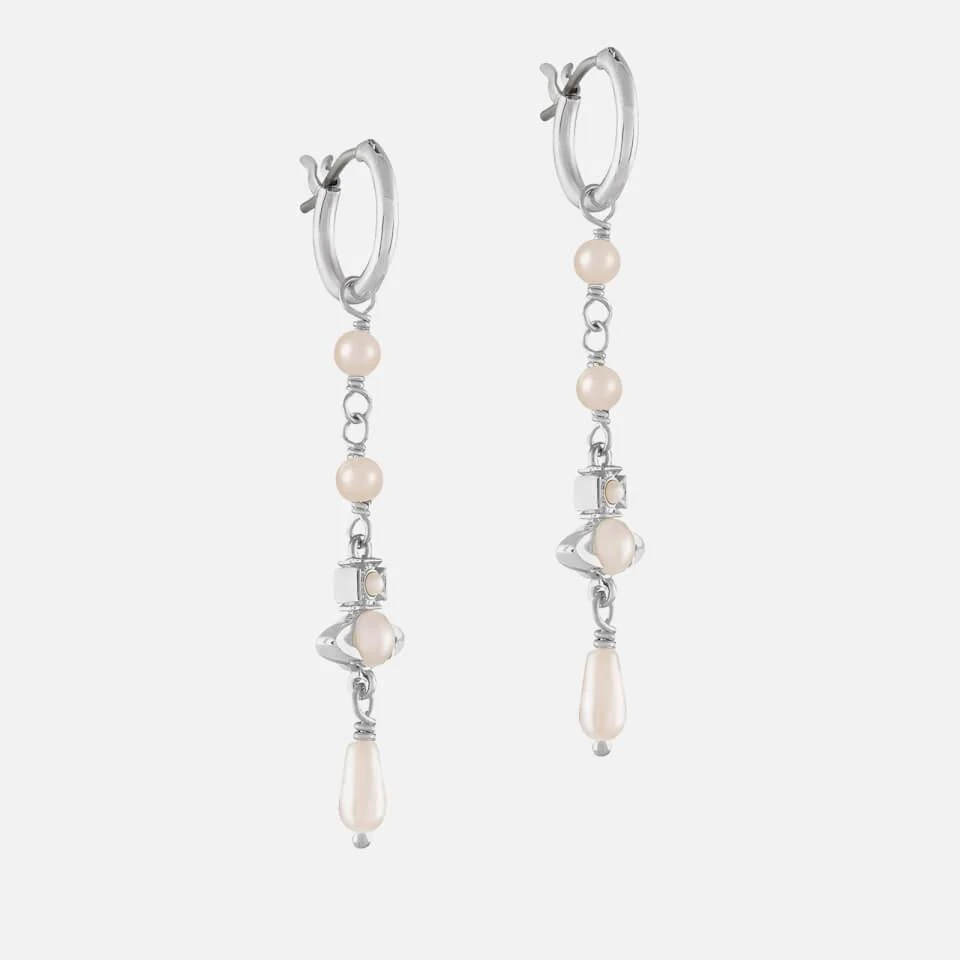 Vivienne Westwood Vivienne Westwood Emiliana Silver-Tone Pearl Drop Earrings 2