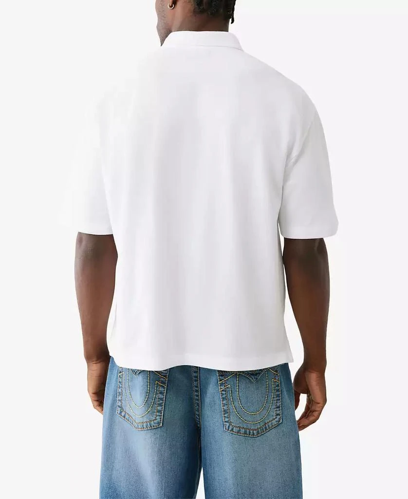 True Religion Men's Short Sleeve Overt Patch Polo Shirt 2