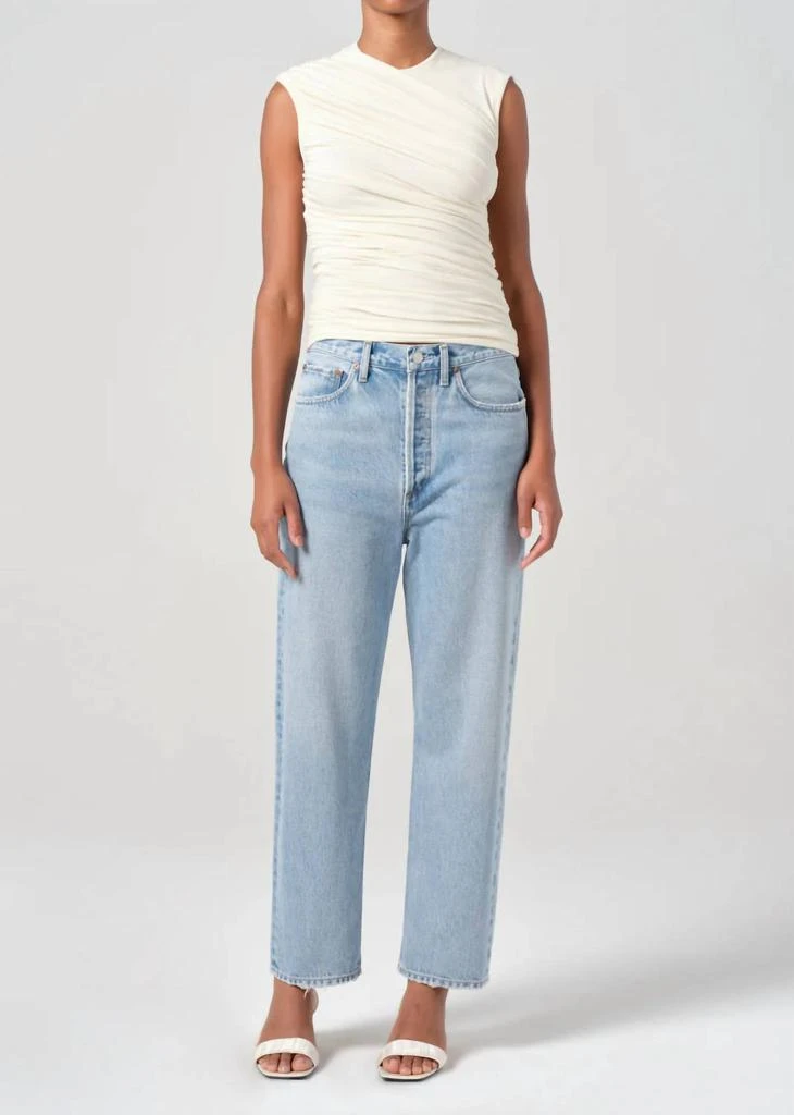 AGOLDE Agolde - 90's Crop Mid Rise Straight Jeans 1