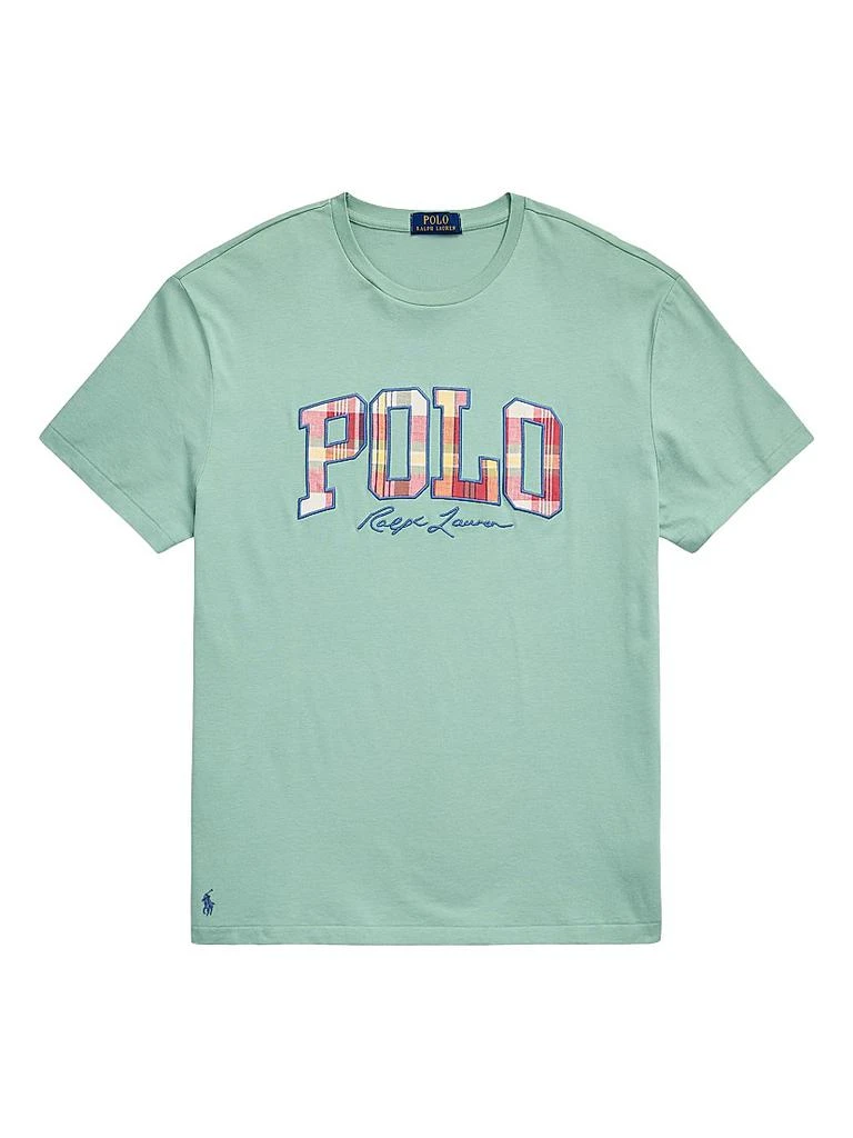 Ralph Lauren Madras Logo Jersey Crewneck T-Shirt 1