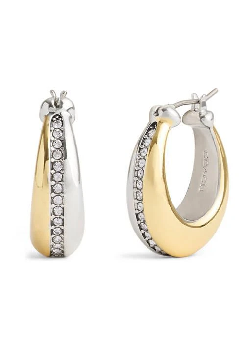 Coach Pav Tubular Huggie Earrings 1