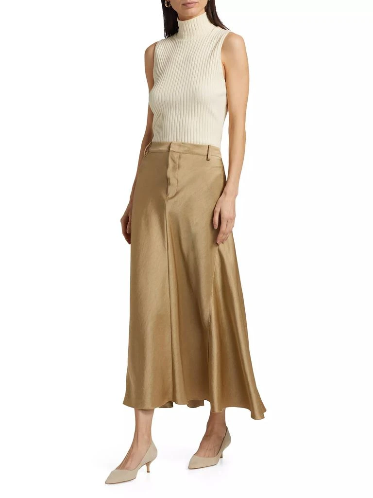 Vince Satin Trouser A-Line Skirt 2