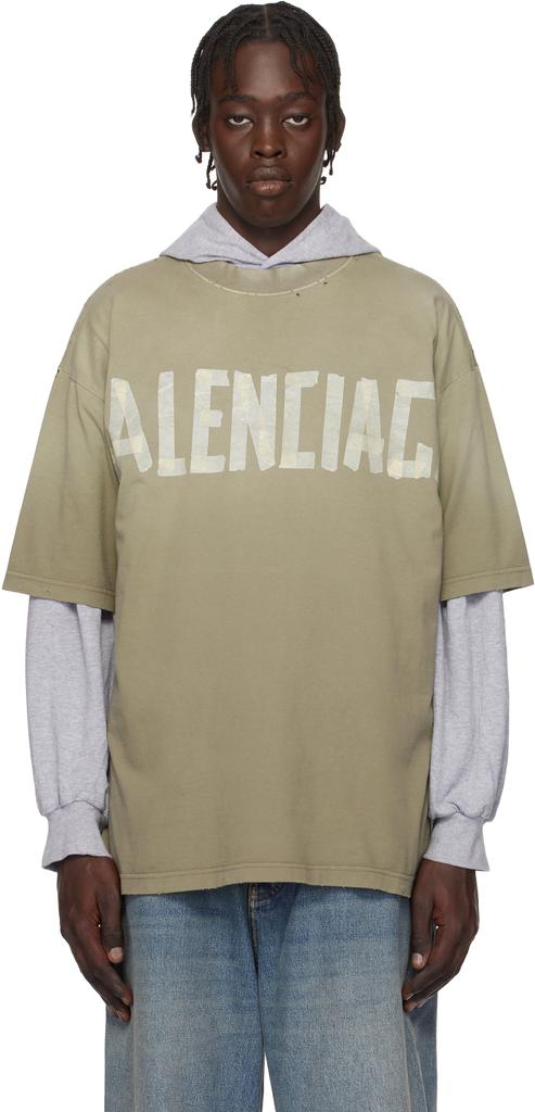 Tシャツ・カットソー BALENCIAGA SS25 OVERSIZED T-SHIRT (787349TRVN1 9016) BALENCIAGA]Oversized T-Shirt/WHITE/BLACK(811688-TRVU6) – R&Co.