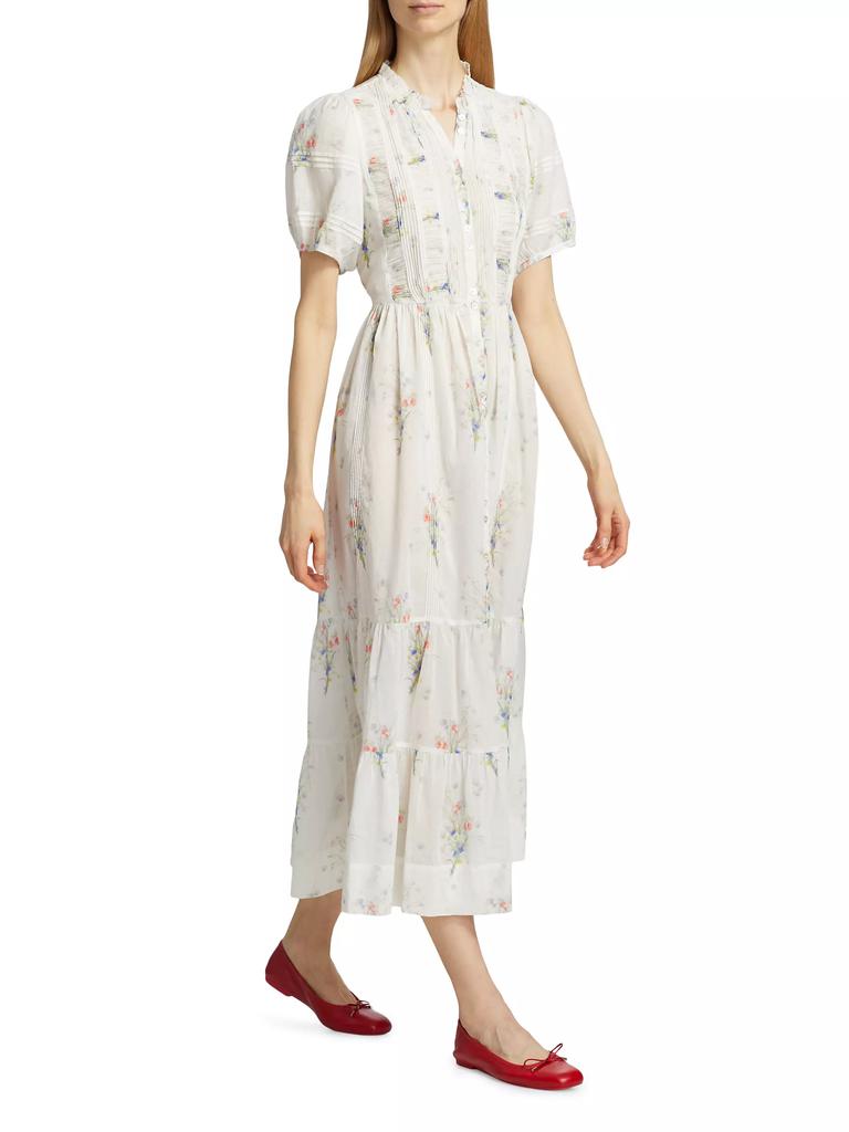 DÔEN Haleigh Floral Cotton Maxi Dress