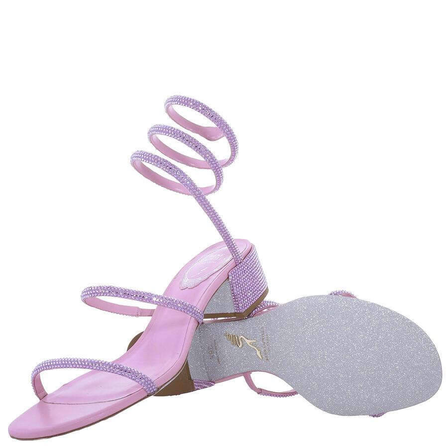 Rene Caovilla Cleo Crystal-Embellished Sandals