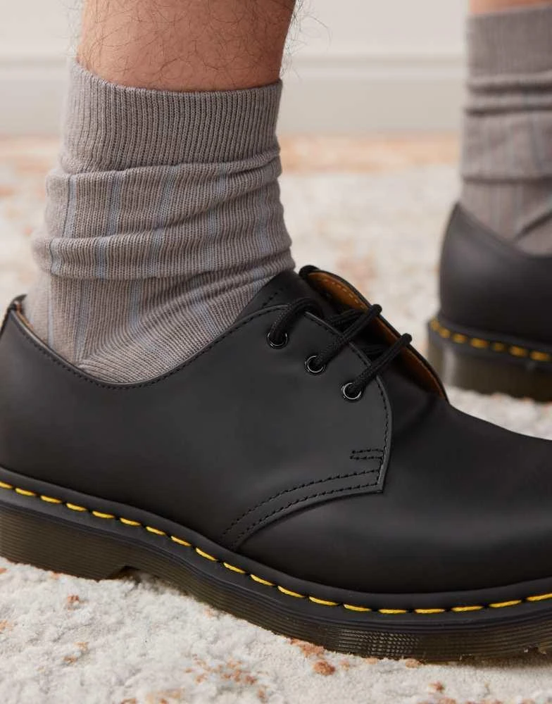 Dr. Martens Dr Martens unisex 1461 3-eye smooth leather oxford shoes 2