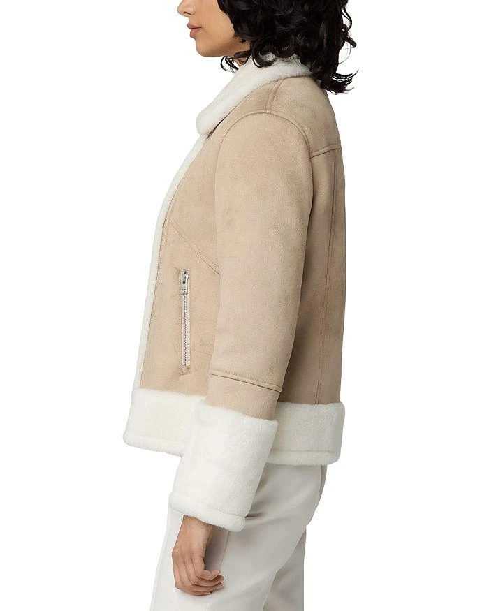 Soia & Kyo Phoebe Faux Shearling Biker Jacket 3