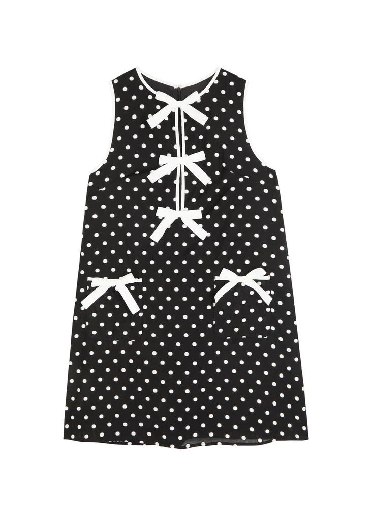 Sister Jane Isles polka dot-jacquard woven mini dress 1