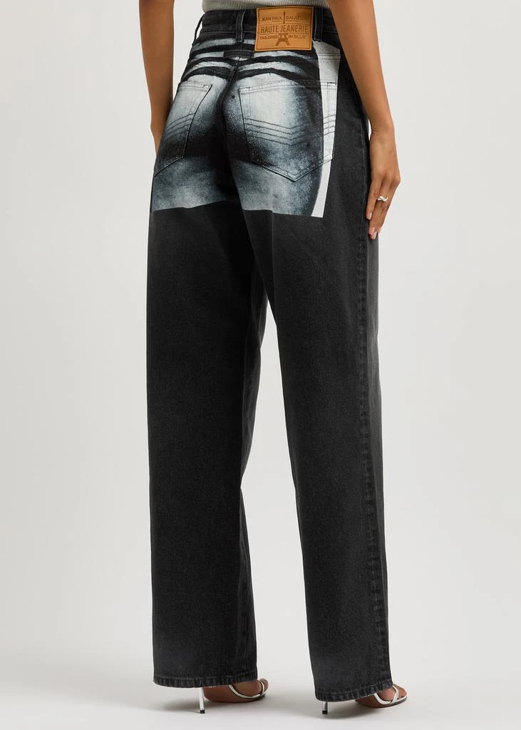 Jean Paul Gaultier Body Mariniére printed wide-leg jeans 3