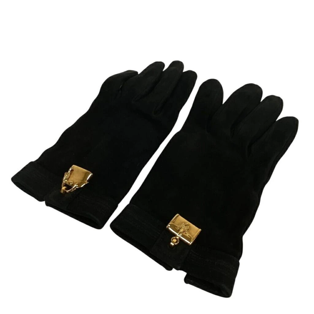 Hermes Suede Short Gloves (Pre-Owned)