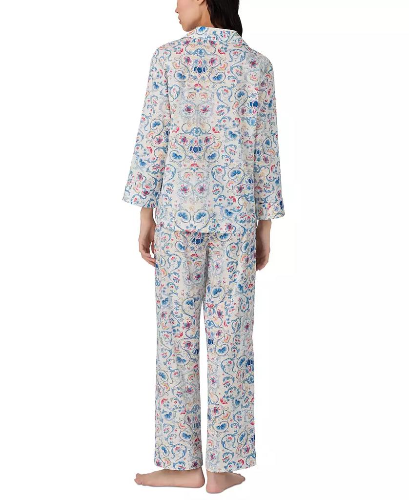 Ralph Lauren Women's 3/4-Sleeve Ankle Pajama Set