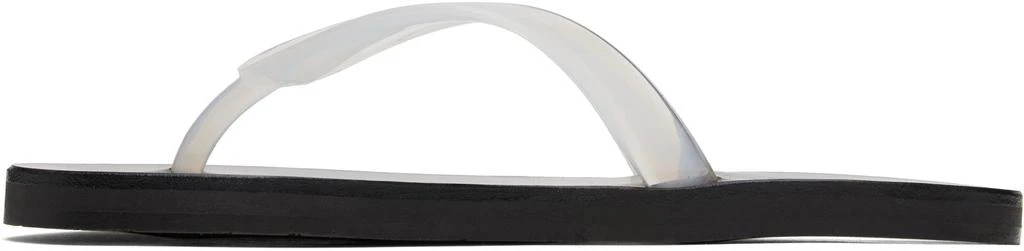 ANCIENT GREEK SANDALS Transparent Saionara Jelly Flip-Flops 3