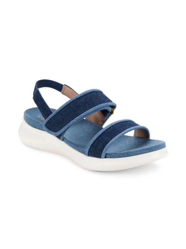 Cole Haan Meritt Denim Platform Sandals 2