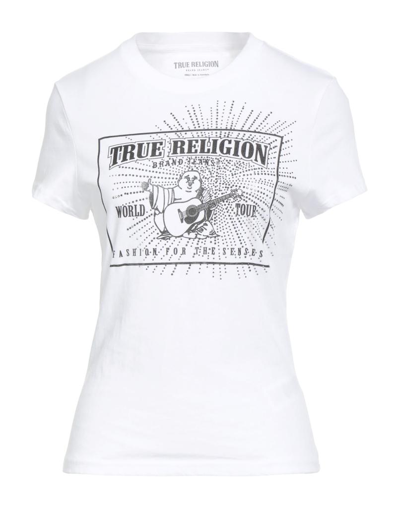 売れ筋商品|||トゥルーレリジョン Tシャツ トップス レディース Women's Short Sleeve Crystal Buddha Baby T-Shirt Optic White True Religion Crystal Buddha White T-Shirt | Zumiez
