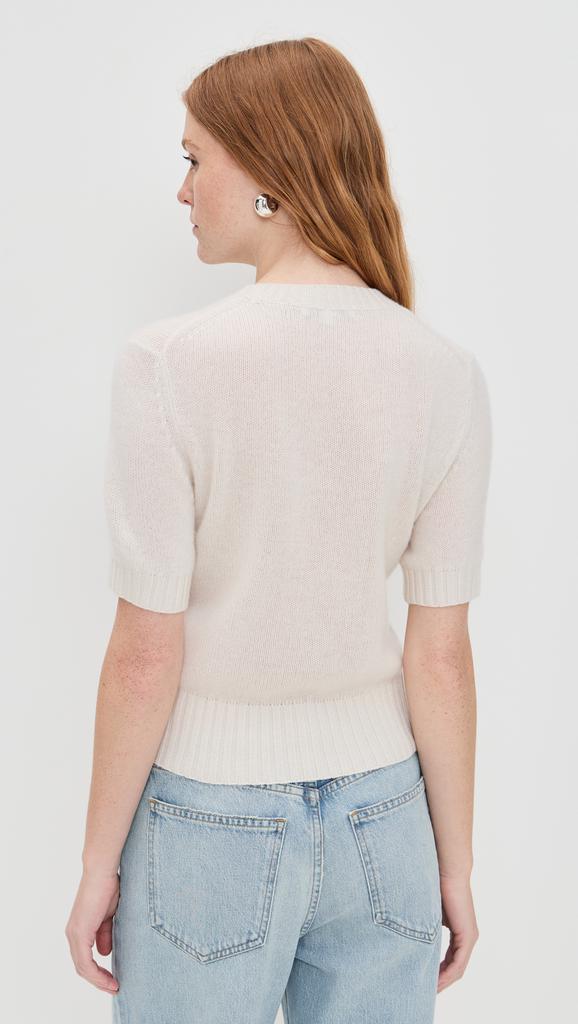 White + Warren Cashmere T-Shirt Sweater