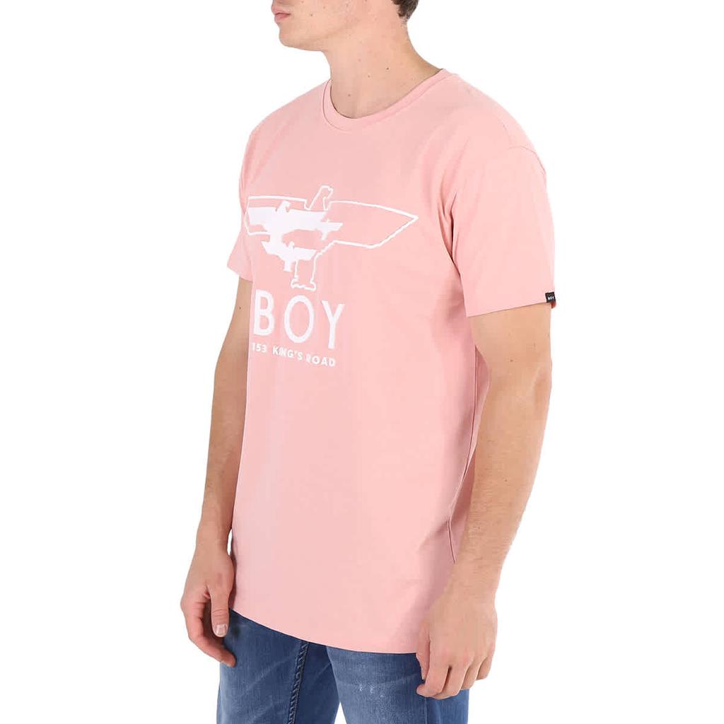 BOY LONDON Pink Cotton Boy Myriad Eagle T-shirt