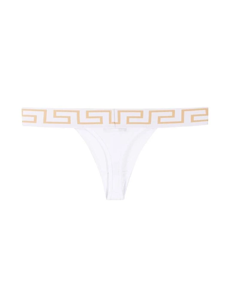 Versace Versace Greca Border Stretched Thongs 2