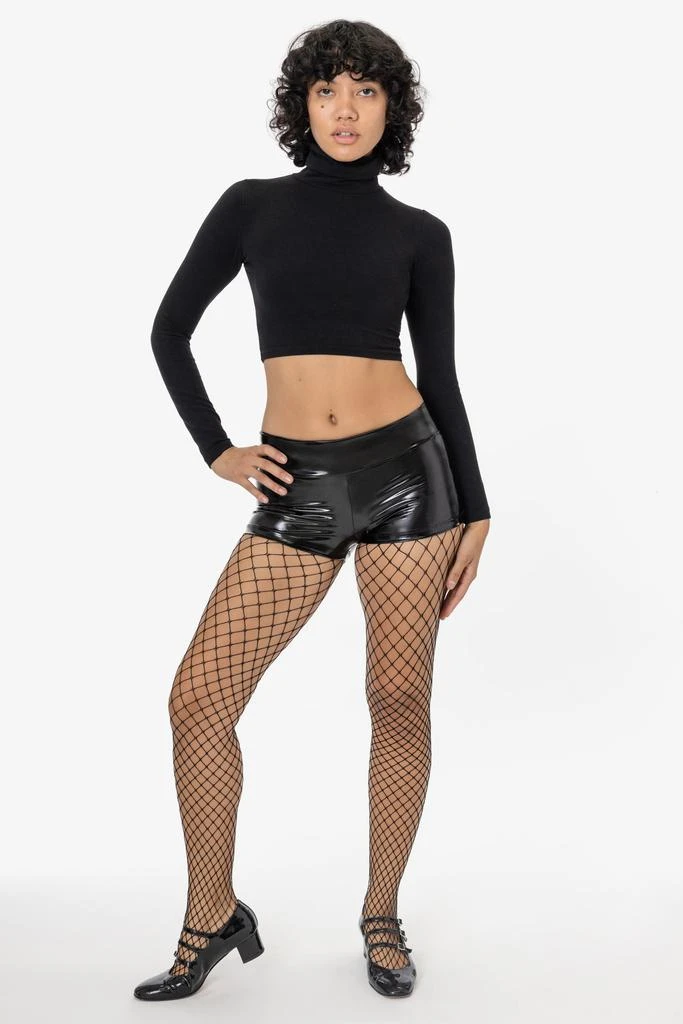 Los Angeles Apparel RSV330 - Stretch Vinyl Mini Shorts 3