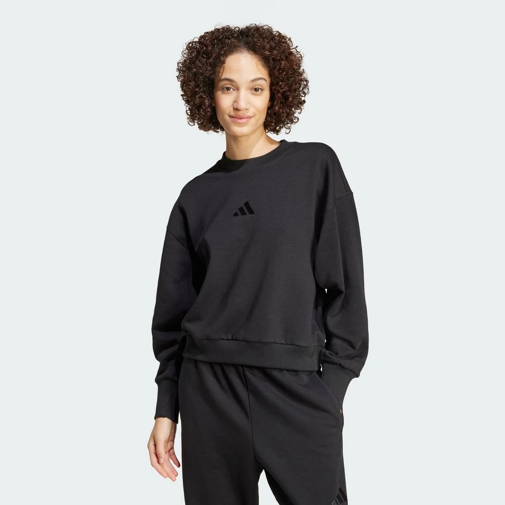 Adidas Women
s  ALL SZN Fleece Loose Sweatshirt