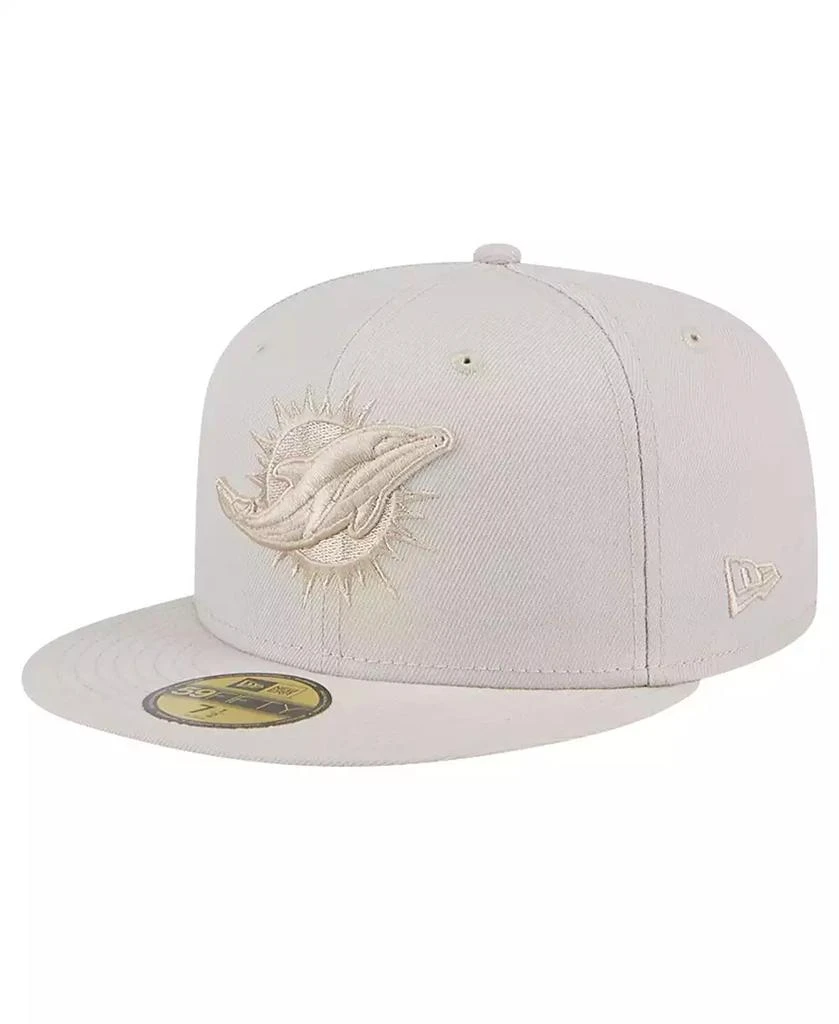 Berretto New Era 59Fifty Fitted Cap Miami Dolphins | City Icon, Visiera Dritta, 100% Poliestere
