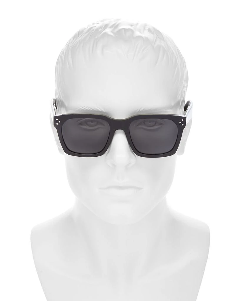 Celine Bold 3 Dots Geometric Sunglasses, 54mm 3
