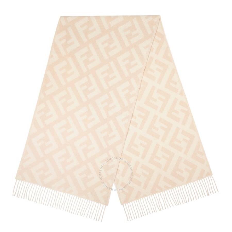 Fendi Fringe End Cashmere Scarf