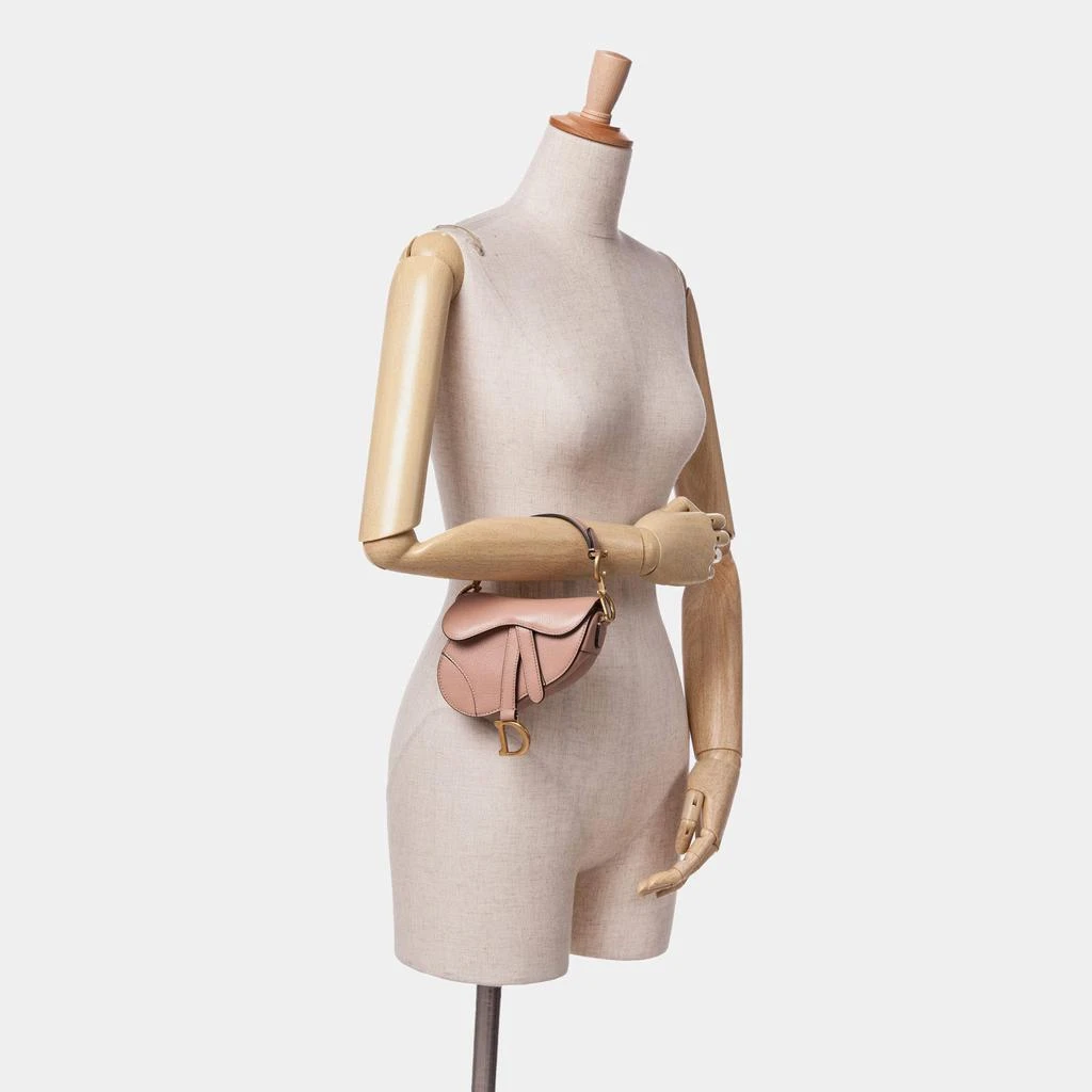Dior Dior Nude Goatskin Micro Saddle Crossbody Bag 7