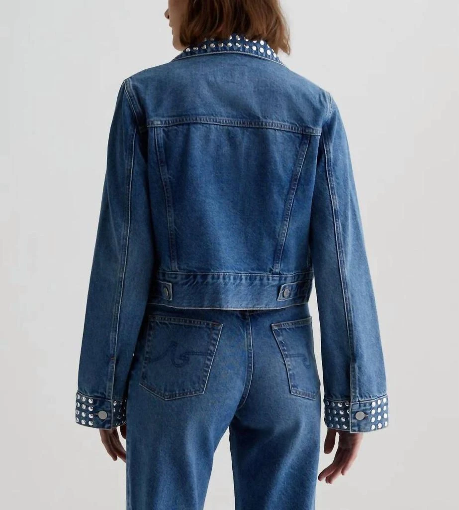 AG Jeans Ag Jeans - Studded Isa Cropped Trucker Jacket 5