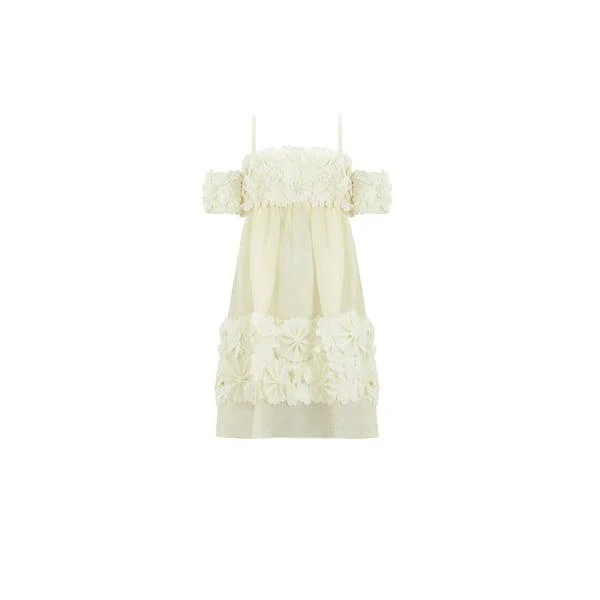 Zimmermann Harmony Applique Flower mini dress 1