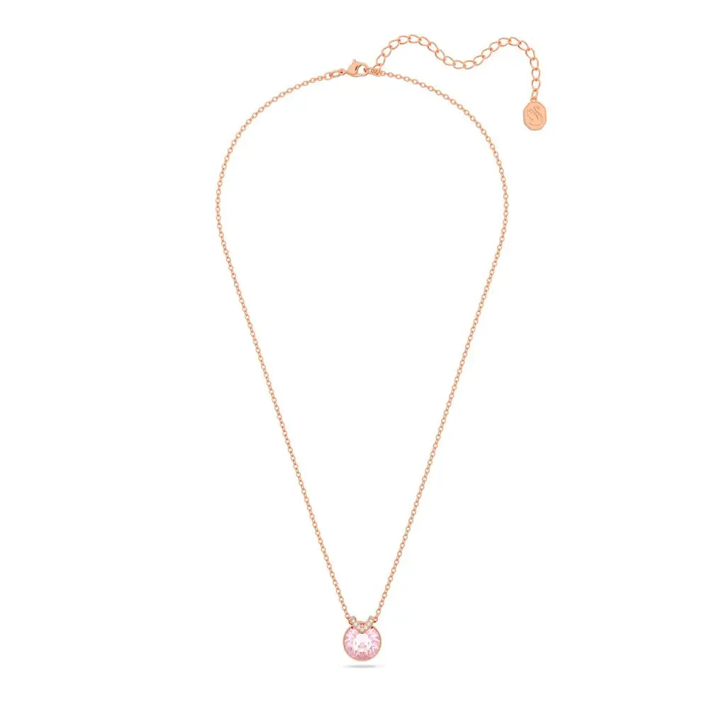 Swarovski Bella v pendant round cut gold tone gold-tone plated 2