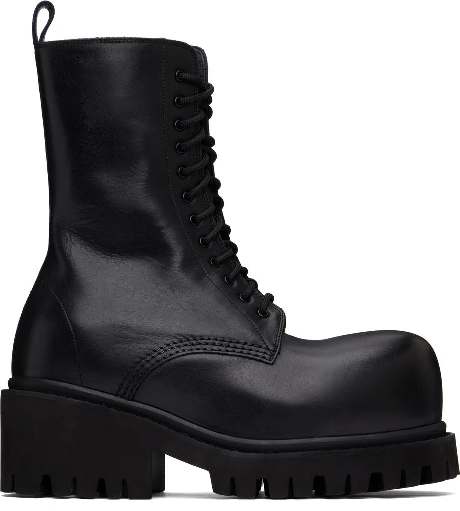 Balenciaga Black Stomper Boots 1