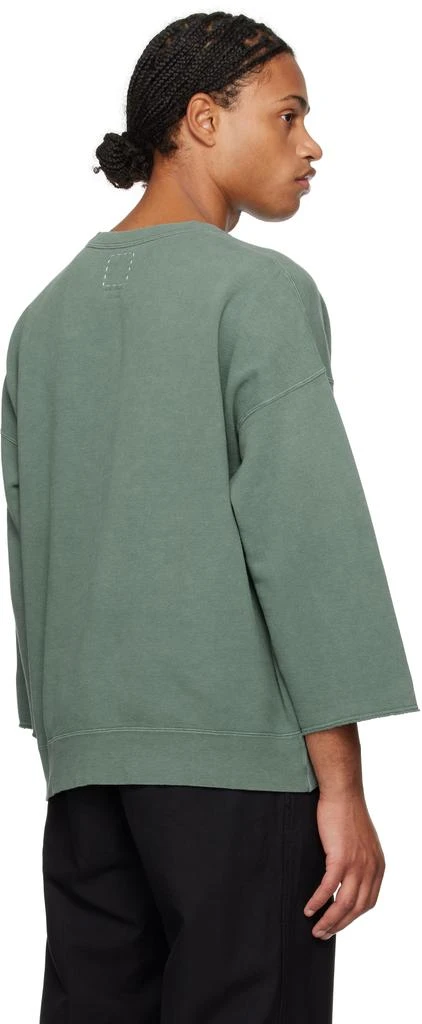 VisVim Green Jumbo Sweat 3/4 Sweatshirt 3