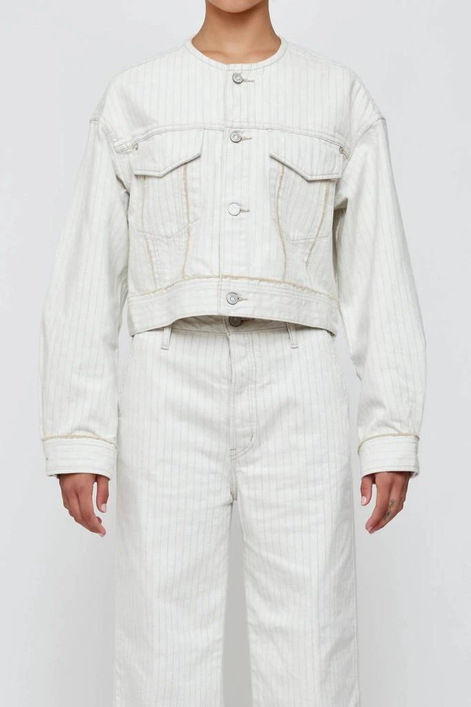 Moussy Moussy - Vintage No Collar Cropped Jacket 1
