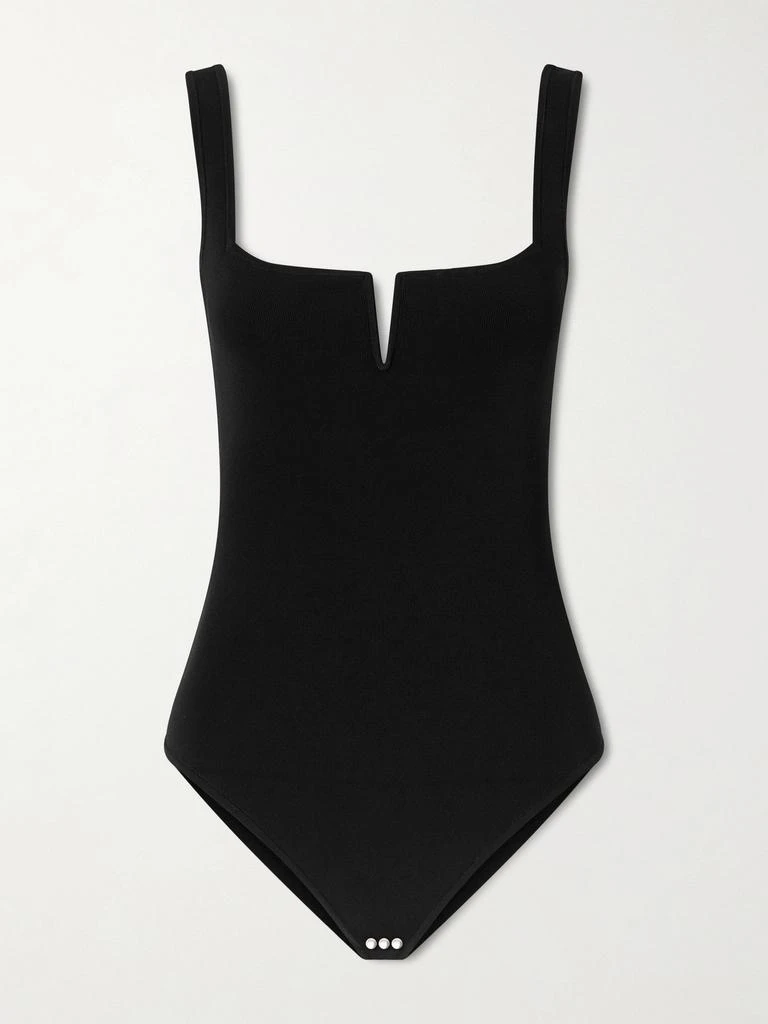 Galvan Freya Stretch-knit Bodysuit