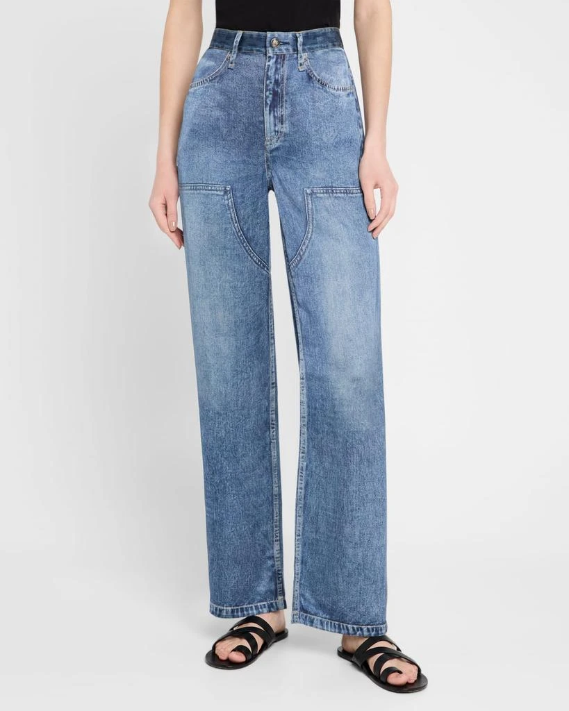 Rag & Bone Miramar Satin Logan Carpenter Jeans 4