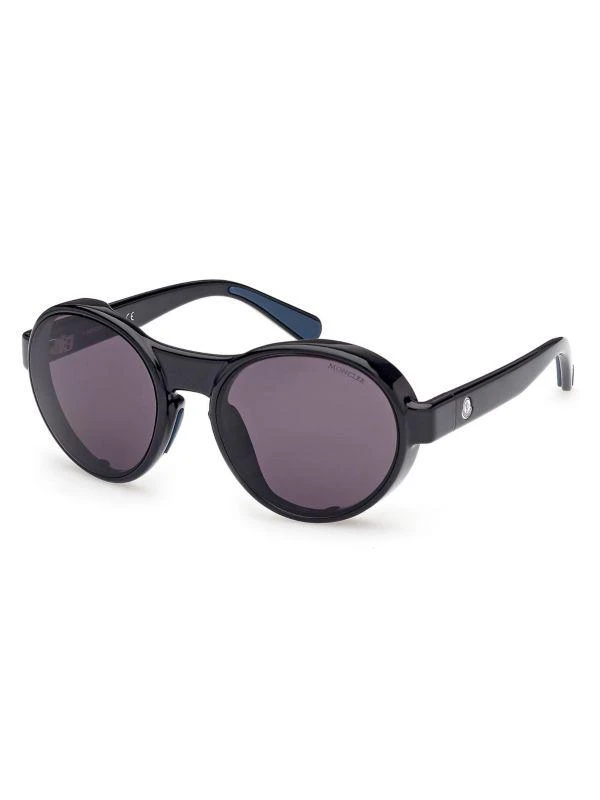MONCLER 56MM Steradian Round Sunglasses Buy Moncler Steradian Oversized Round Sunglasses with Side  main image 4