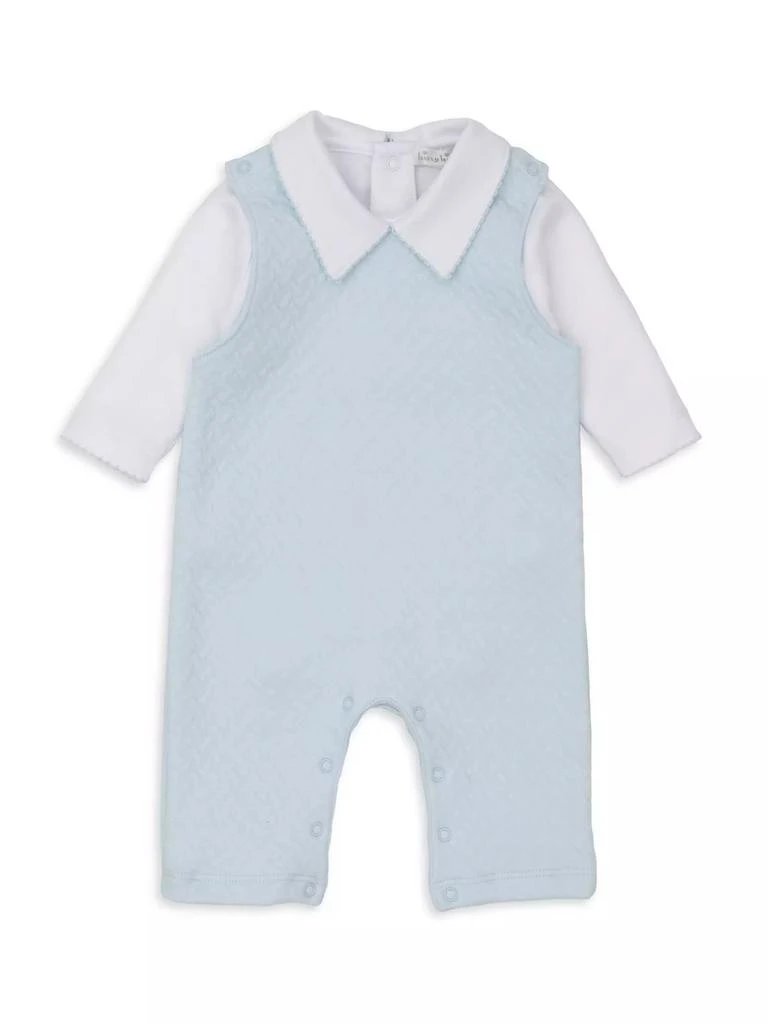 Kissy Kissy Baby's Bodysuit & Quilted Overalls Set 1