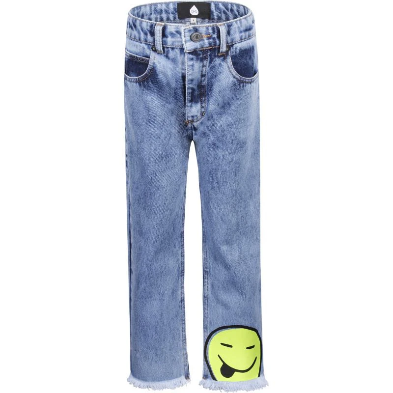 Natasha Zinko Smiley face jeans in blue 1