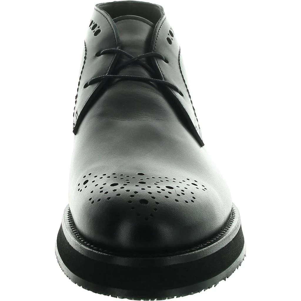 Donald J Pliner Mens Perforated Leather Oxfords 3
