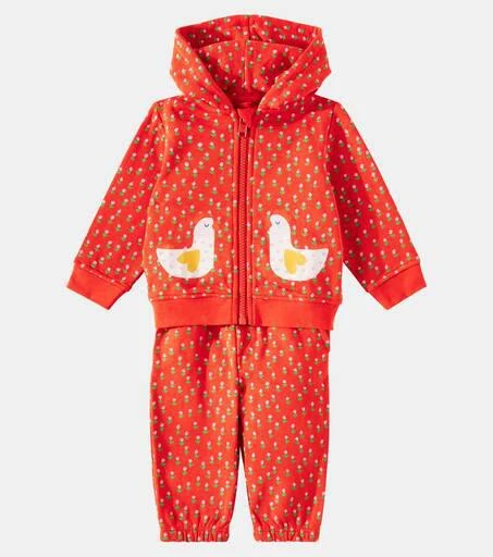 Stella McCartney Baby floral cotton tracksuit 2