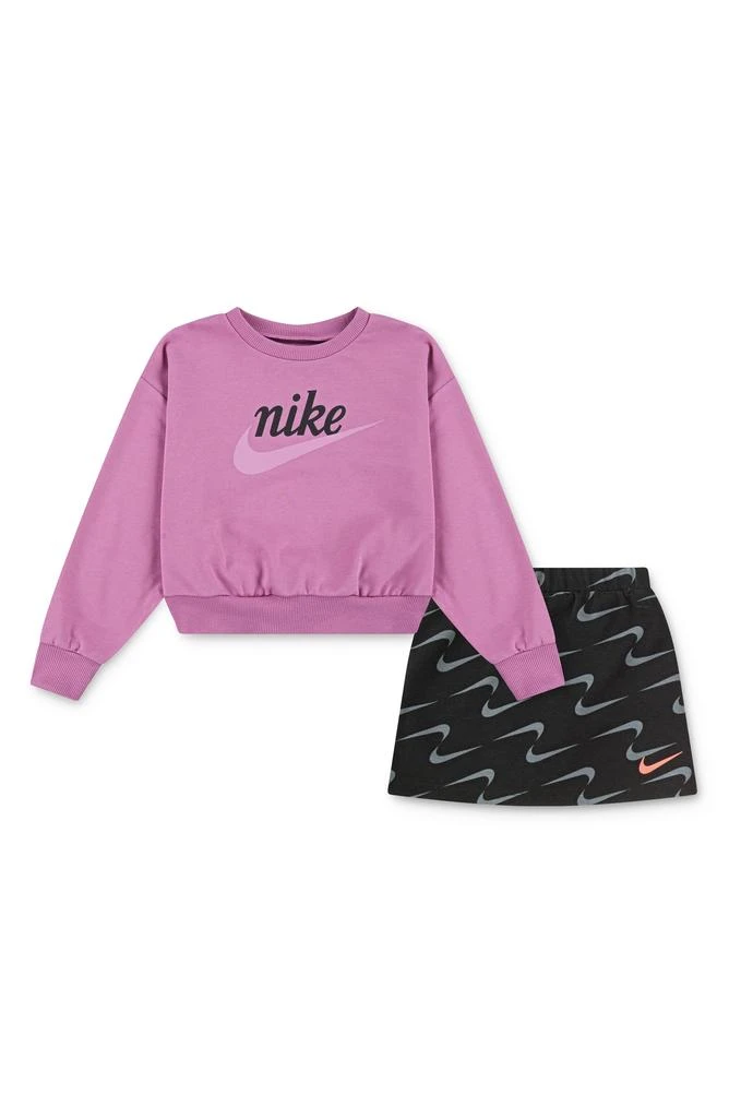 NIKE Kids
 Impressions Sweatshirt 
Skort Set