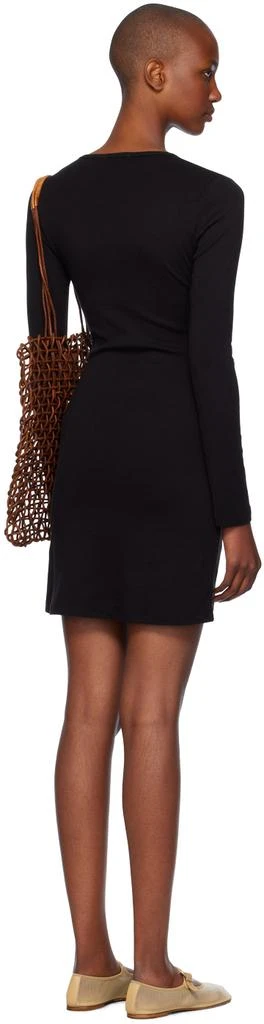 Gil Rodriguez Black Long Sleeve Bellevue Minidress 3