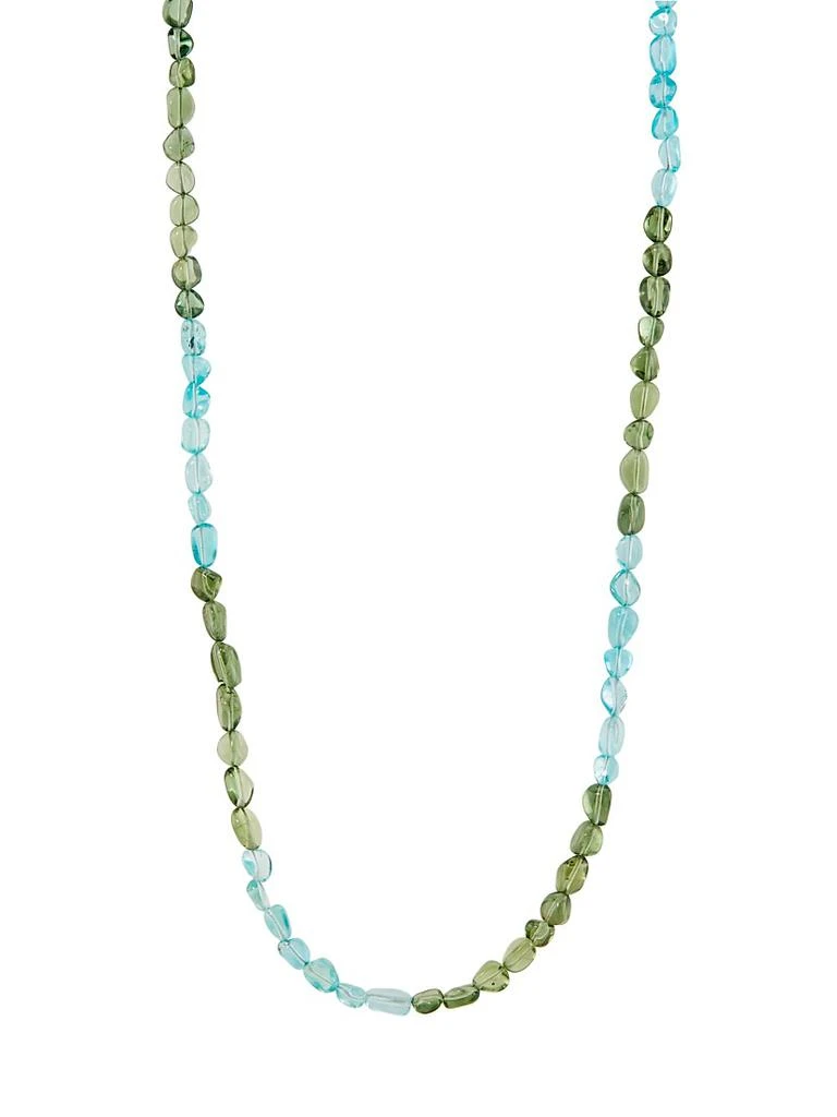 Jia Jia 14K Yellow Gold
Apatite Beaded Necklace