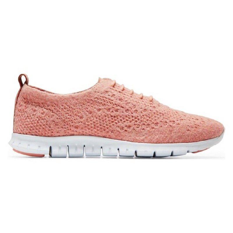 Cole Haan Women's Zerogrand Stitchlite Wool Oxford Sneakers In Coral Almond Heather