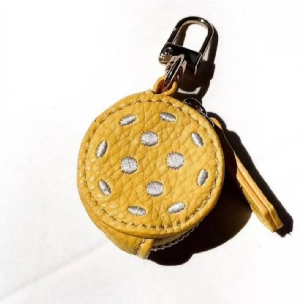 Pretty Simple Pretty Simple - Sports Vegan Leather Bag Charm Keychain
