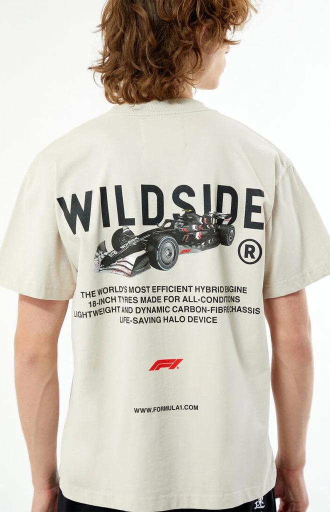 Formula 1 x Wildside Yohji Yamamoto x PacSun Tan Legacy T-Shirt 4