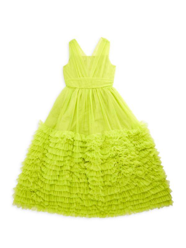 Christian Siriano Girl's Ruffle Dress
